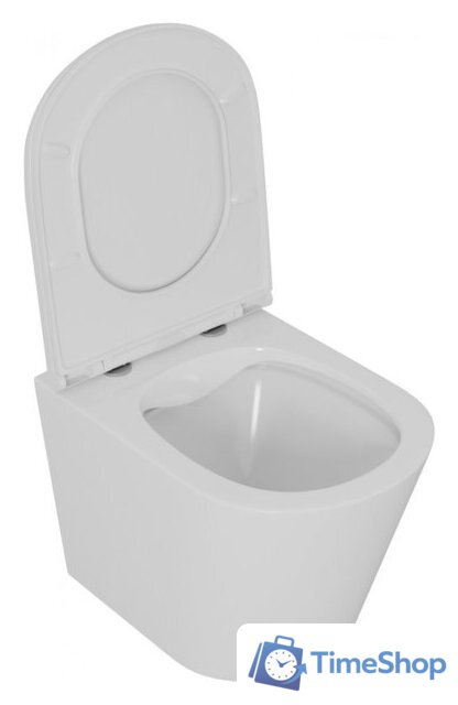 Унитаз подвесной D&K Venice DT1026016 (белый, сиденье микролифт) - Изображение №5 — Интернет-магазин Time-Shop