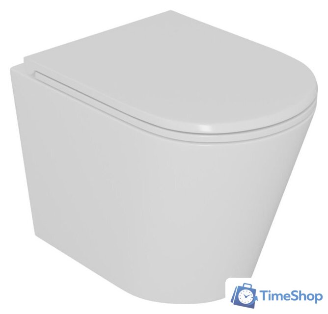 Унитаз подвесной D&K Venice DT1026016 (белый, сиденье микролифт) - Изображение №1 — Интернет-магазин Time-Shop