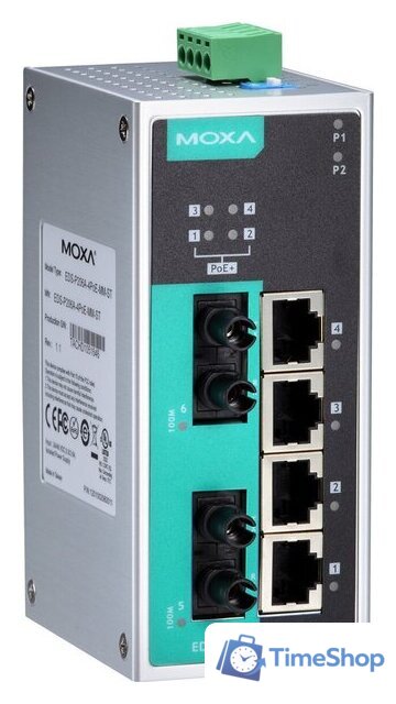 Неуправляемый коммутатор Moxa EDS-P206A-4PoE-MM-SC-T - Изображение №1 — Интернет-магазин Time-Shop