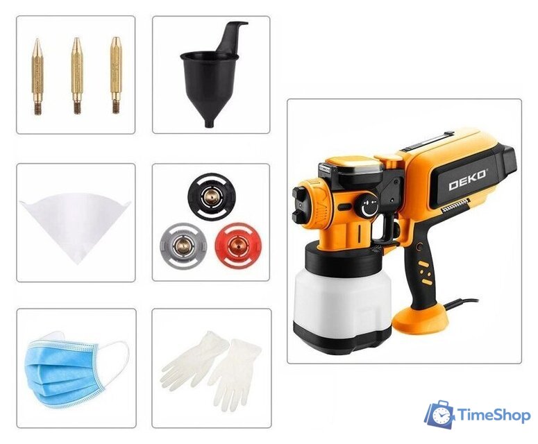 Краскораспылитель Deko DKSG60K2 - Изображение №8 — Интернет-магазин Time-Shop