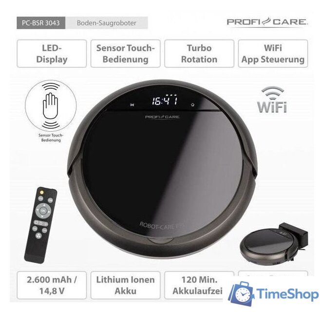 Робот-пылесос Proficare PC-BSR 3043 - Изображение №5 — Интернет-магазин Time-Shop