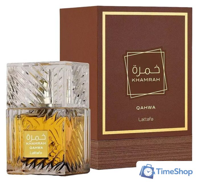 Парфюмерная вода Lattafa Khamrah Qahwa EdP (100 мл) - Изображение №1 — Интернет-магазин Time-Shop