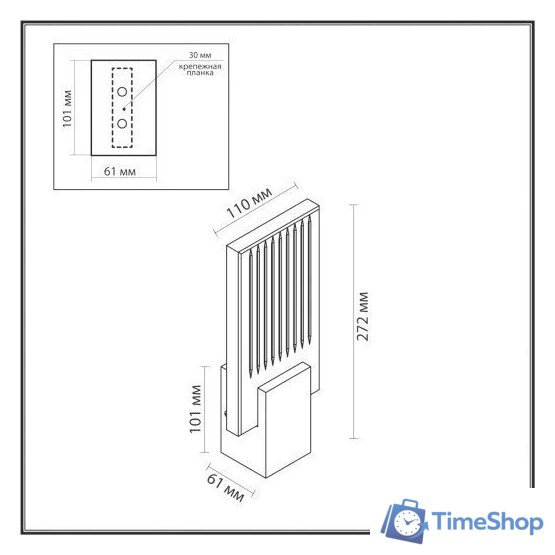 Бра Odeon Light Ricci 4363/5WL - Изображение №2 — Интернет-магазин Time-Shop