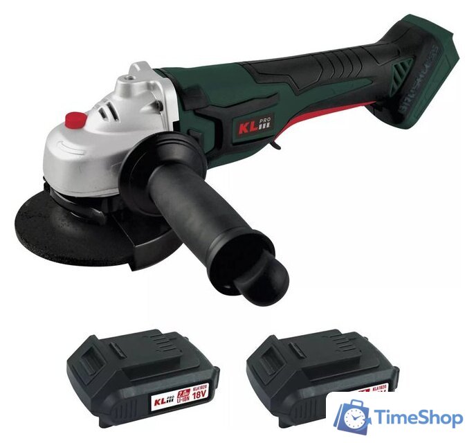 Угловая шлифмашина KLPRO KLAT18B-20 (с 2-мя АКБ, сумка) - Изображение №1 — Интернет-магазин Time-Shop