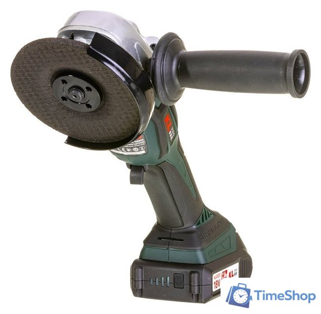 Угловая шлифмашина KLPRO KLAT18B-20 (с 2-мя АКБ, сумка) - Изображение №3 — Интернет-магазин Time-Shop