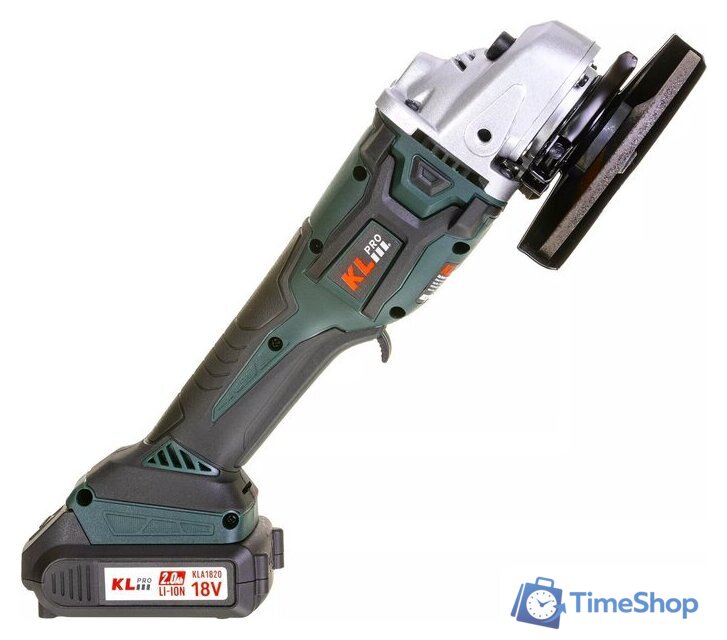 Угловая шлифмашина KLPRO KLAT18B-20 (с 2-мя АКБ, сумка) - Изображение №6 — Интернет-магазин Time-Shop