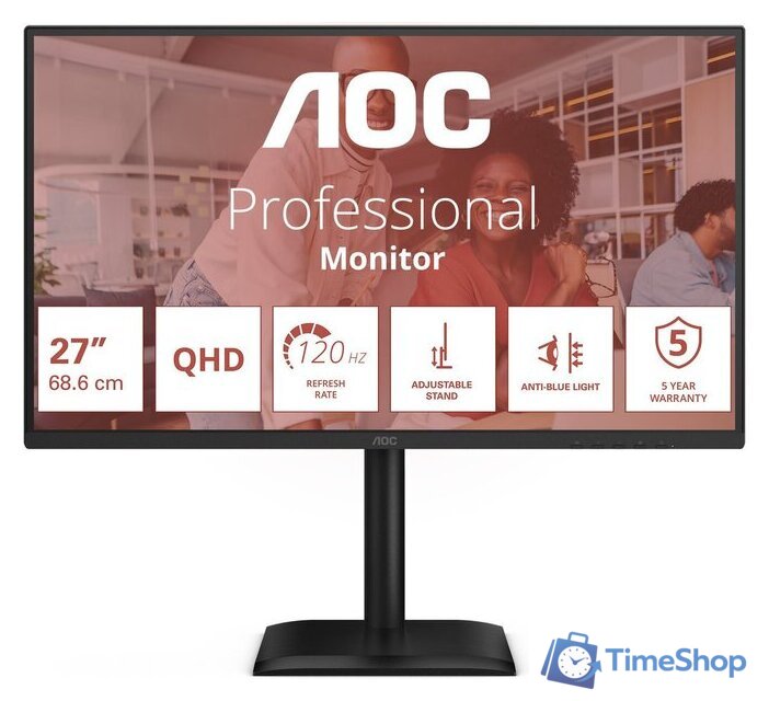 Монитор AOC Q27E4U - Изображение №1 — Интернет-магазин Time-Shop