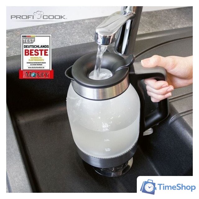 Электрический чайник ProfiCook PC-WKS 1215 G - Изображение №3 — Интернет-магазин Time-Shop