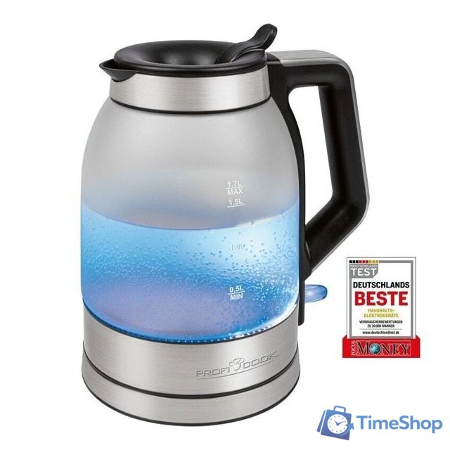 Электрический чайник ProfiCook PC-WKS 1215 G - Изображение №2 — Интернет-магазин Time-Shop