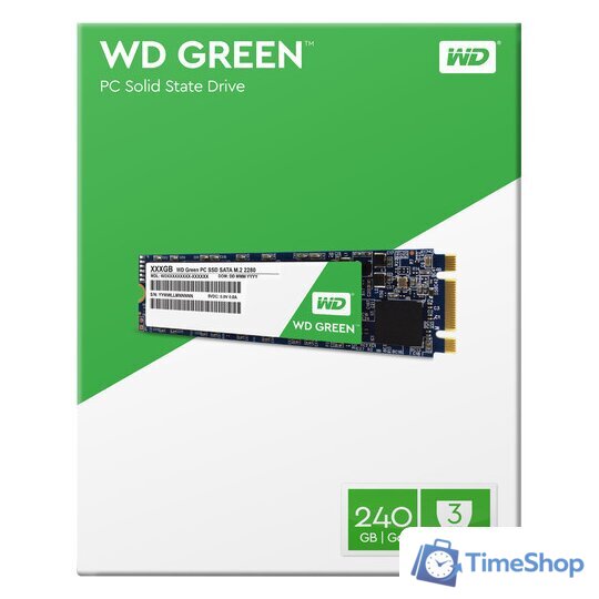 SSD WD Green 240GB WDS240G2G0B - Изображение №3 — Интернет-магазин Time-Shop