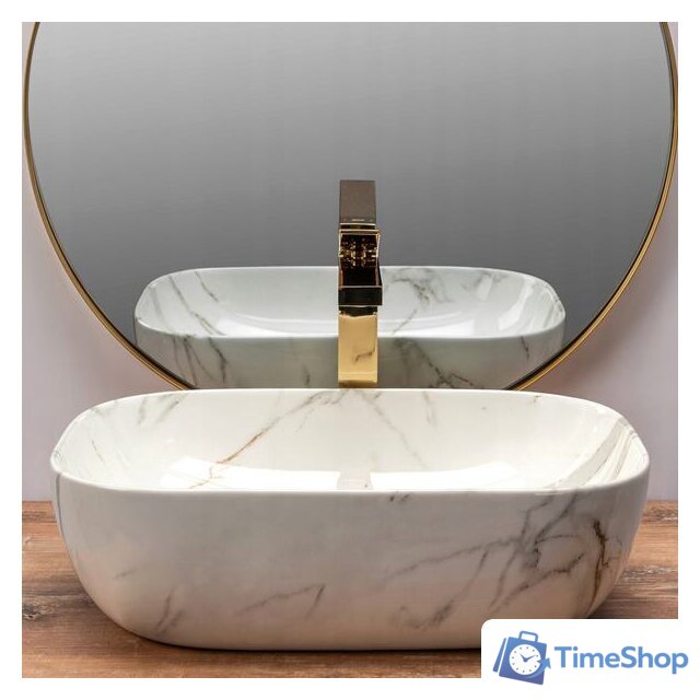 Умывальник Rea Belinda (бежевый) - Изображение №5 — Интернет-магазин Time-Shop