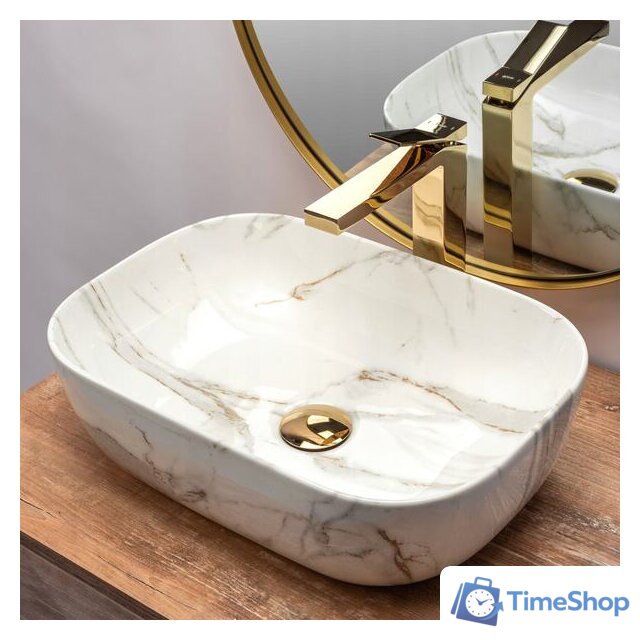 Умывальник Rea Belinda (бежевый) - Изображение №4 — Интернет-магазин Time-Shop