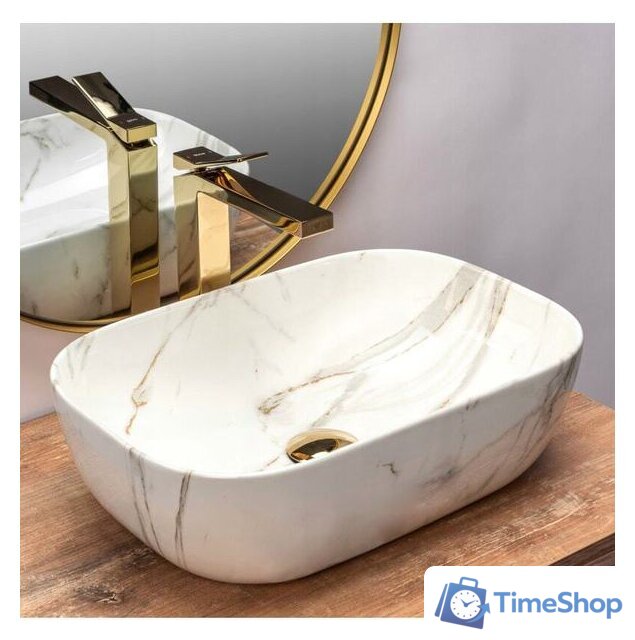 Умывальник Rea Belinda (бежевый) - Изображение №2 — Интернет-магазин Time-Shop