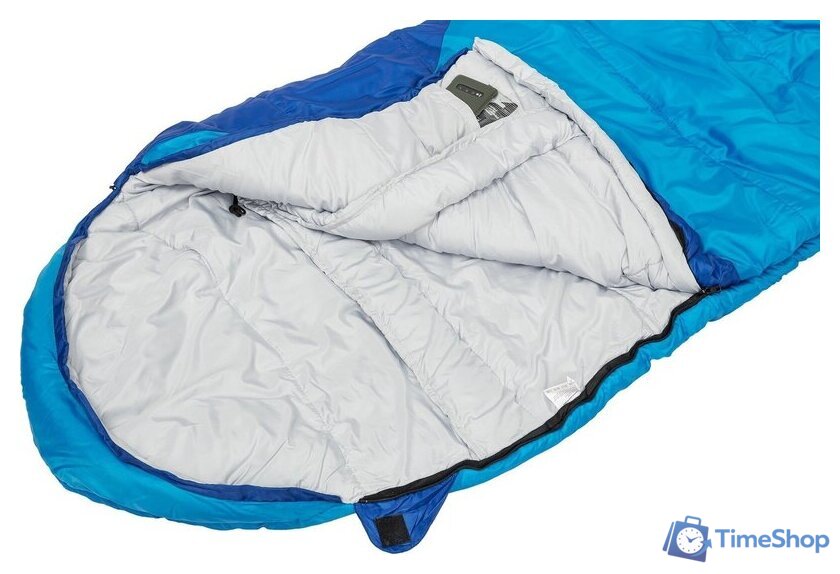 Спальный мешок Coyote Baring ZC-SB022 (синий с туристическим ковриком Foal 1.2см хаки) - Изображение №12 — Интернет-магазин Time-Shop
