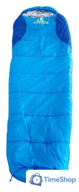 Спальный мешок Coyote Baring ZC-SB022 (синий с туристическим ковриком Foal 1.2см хаки) - Изображение №11 — Интернет-магазин Time-Shop