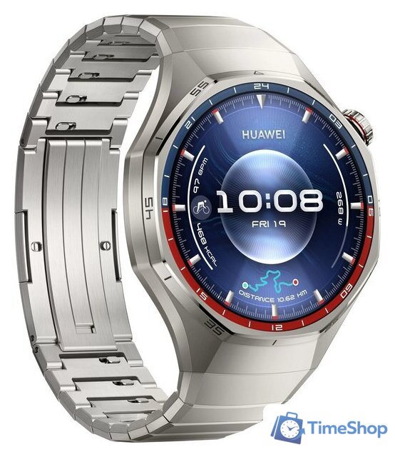 Умные часы Huawei Watch GT 6 Pro 46 мм (серебристый, с серебристым браслетом, международная версия) - Изображение №3 — Интернет-магазин Time-Shop