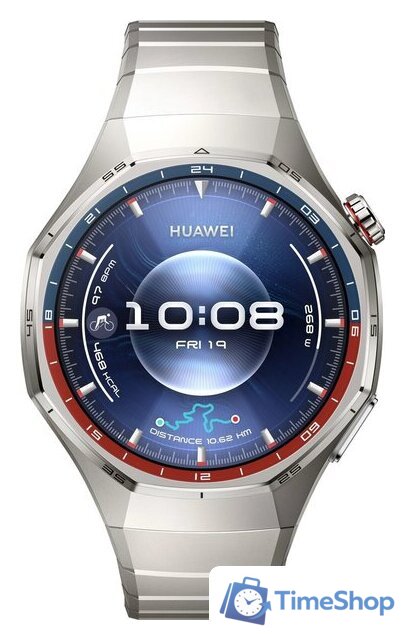 Умные часы Huawei Watch GT 6 Pro 46 мм (серебристый, с серебристым браслетом, международная версия) - Изображение №2 — Интернет-магазин Time-Shop