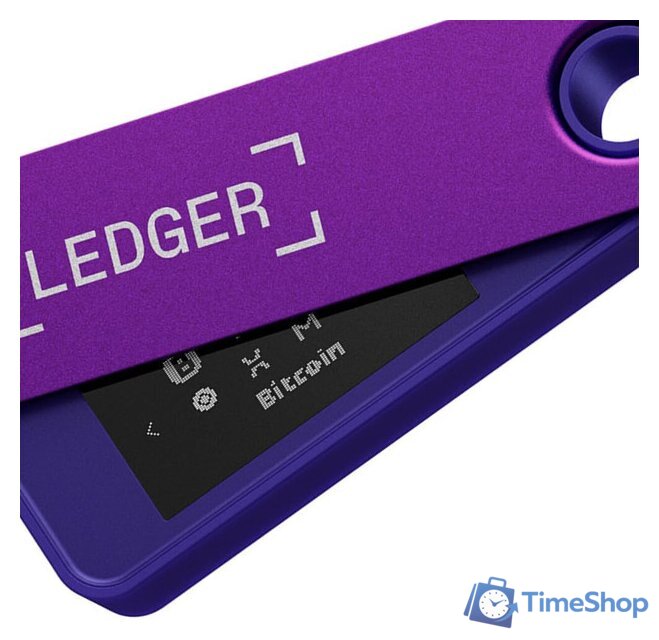 Аппаратный криптокошелек Ledger Nano S Plus (фиолетовый аметист) - Изображение №4 — Интернет-магазин Time-Shop