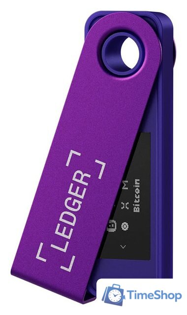 Аппаратный криптокошелек Ledger Nano S Plus (фиолетовый аметист) - Изображение №3 — Интернет-магазин Time-Shop