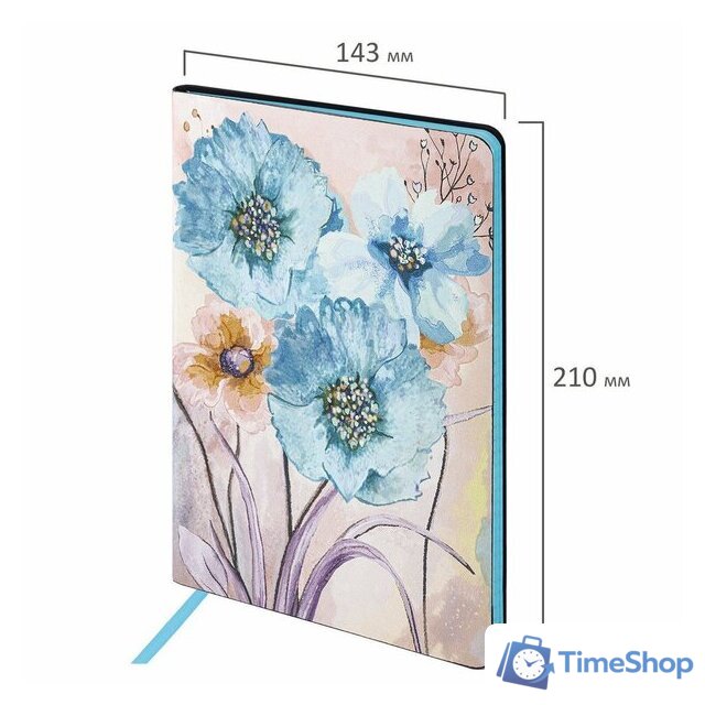 Ежедневник BRAUBERG Vista Delicate Flowers 112077 - Изображение №4 — Интернет-магазин Time-Shop