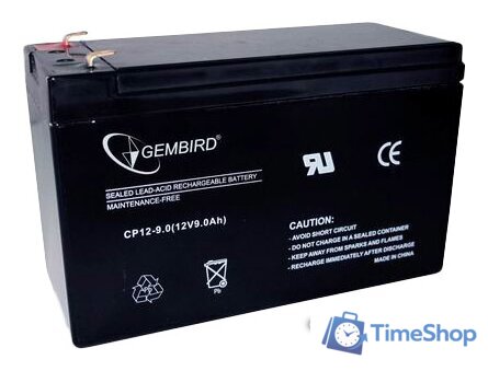Аккумулятор для ИБП Gembird BAT-12V9AH - Изображение №1 — Интернет-магазин Time-Shop