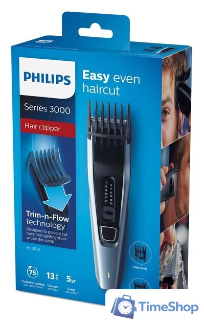 Машинка для стрижки волос Philips HC3530/15 - Изображение №5 — Интернет-магазин Time-Shop