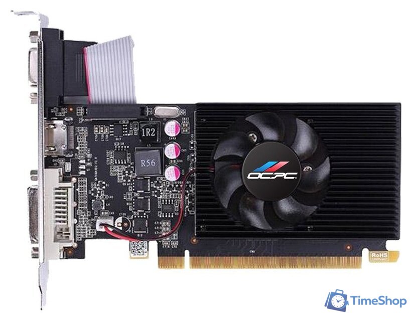 Видеокарта OCPC GeForce GT 730 4GB DDR3 OCVNGT730G4 - Изображение №1 — Интернет-магазин Time-Shop