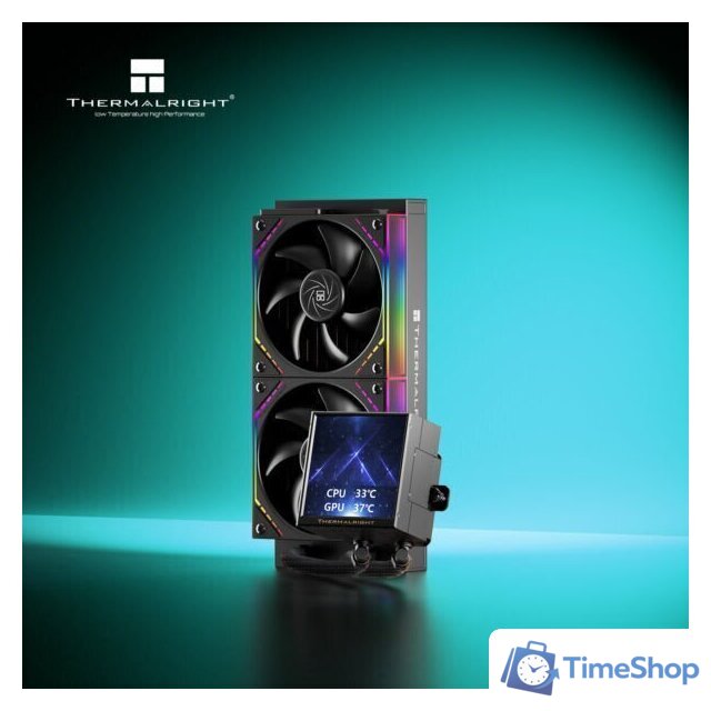 Система жидкостного охлаждения для процессора Thermalright Peerless Vision 240 ARGB (черный) - Изображение №2 — Интернет-магазин Time-Shop