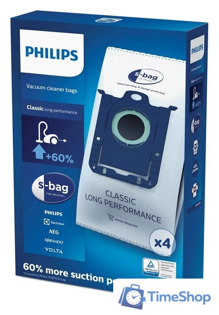 Комплект одноразовых мешков Philips FC8021/03 s-bag - Изображение №1 — Интернет-магазин Time-Shop