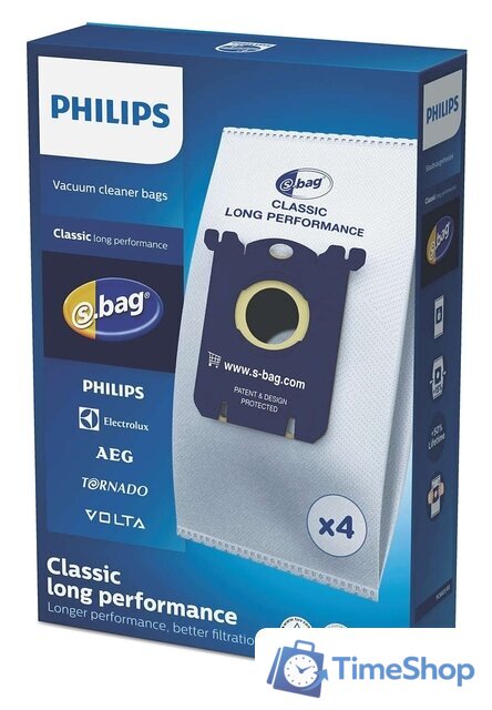 Комплект одноразовых мешков Philips FC8021/03 s-bag - Изображение №2 — Интернет-магазин Time-Shop