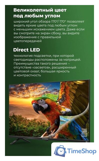 Телевизор MAUNFELD MLT32HSX02 - Изображение №6 — Интернет-магазин Time-Shop