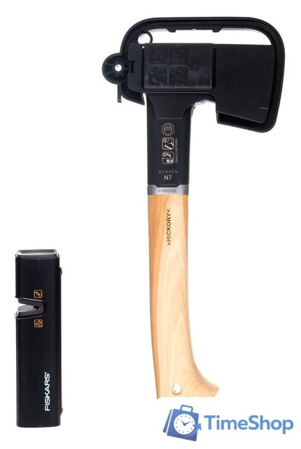 Топор Fiskars Norden N7 + точилка 1051146 - Изображение №1 — Интернет-магазин Time-Shop