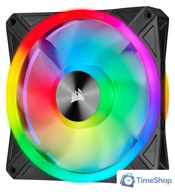 Комплект вентиляторов для корпуса Corsair iCUE QL140 RGB Dual Pack CO-9050100-WW - Изображение №8 — Интернет-магазин Time-Shop