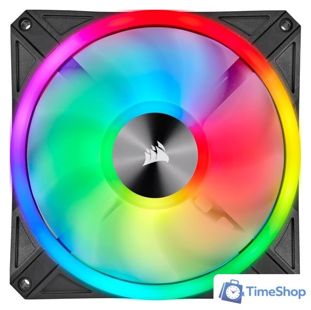 Комплект вентиляторов для корпуса Corsair iCUE QL140 RGB Dual Pack CO-9050100-WW - Изображение №4 — Интернет-магазин Time-Shop