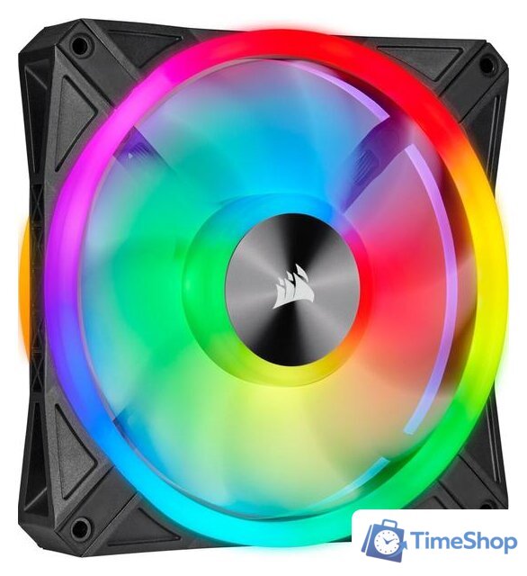Комплект вентиляторов для корпуса Corsair iCUE QL140 RGB Dual Pack CO-9050100-WW - Изображение №2 — Интернет-магазин Time-Shop