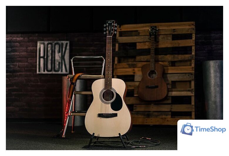 Электроакустическая гитара Cort AF510E BK - Изображение №2 — Интернет-магазин Time-Shop