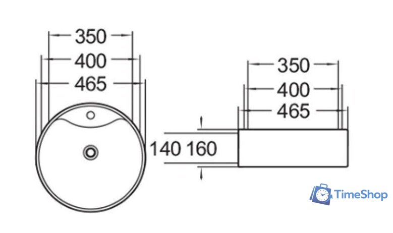 Умывальник SantiLine SL-1069 - Изображение №2 — Интернет-магазин Time-Shop