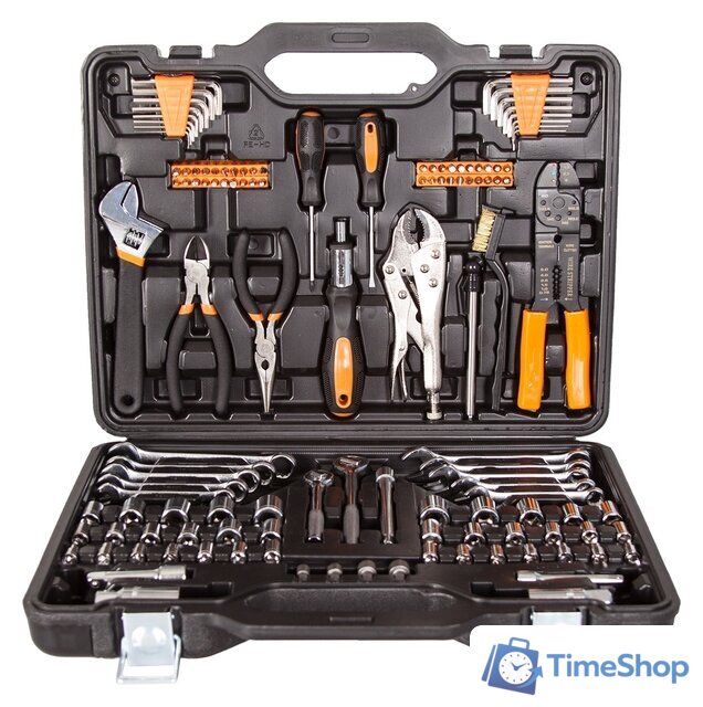 Универсальный набор инструментов Bort BTK-123 (123 предмета) - Изображение №2 — Интернет-магазин Time-Shop