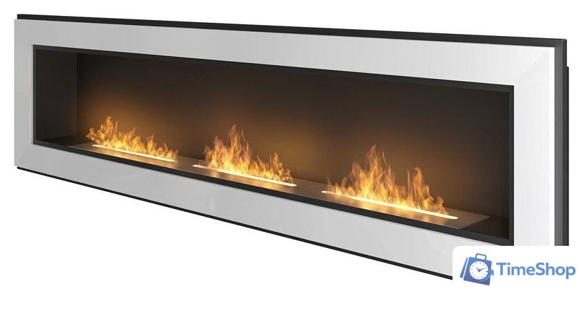 Биокамин SimpleFire Frame 1800 (белый) - Изображение №1 — Интернет-магазин Time-Shop