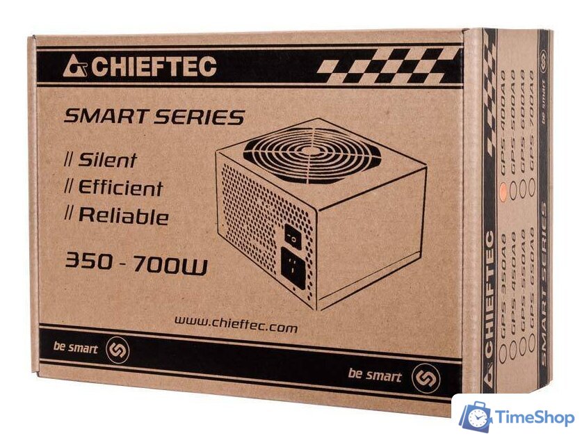 Блок питания Chieftec Smart 400W (GPS-400A8) - Изображение №6 — Интернет-магазин Time-Shop