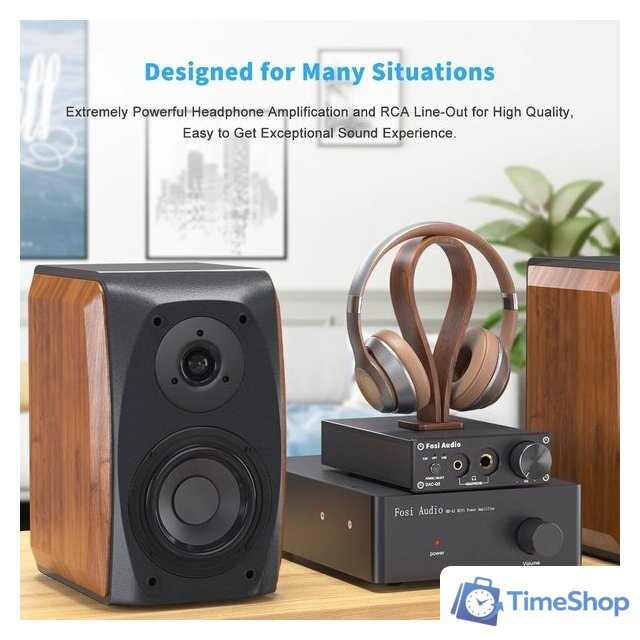 Настольный усилитель Fosi Audio Q5 - Изображение №4 — Интернет-магазин Time-Shop