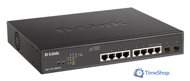 Управляемый коммутатор 2-го уровня D-Link DGS-1100-10MPPV2/A3A - Изображение №1 — Интернет-магазин Time-Shop