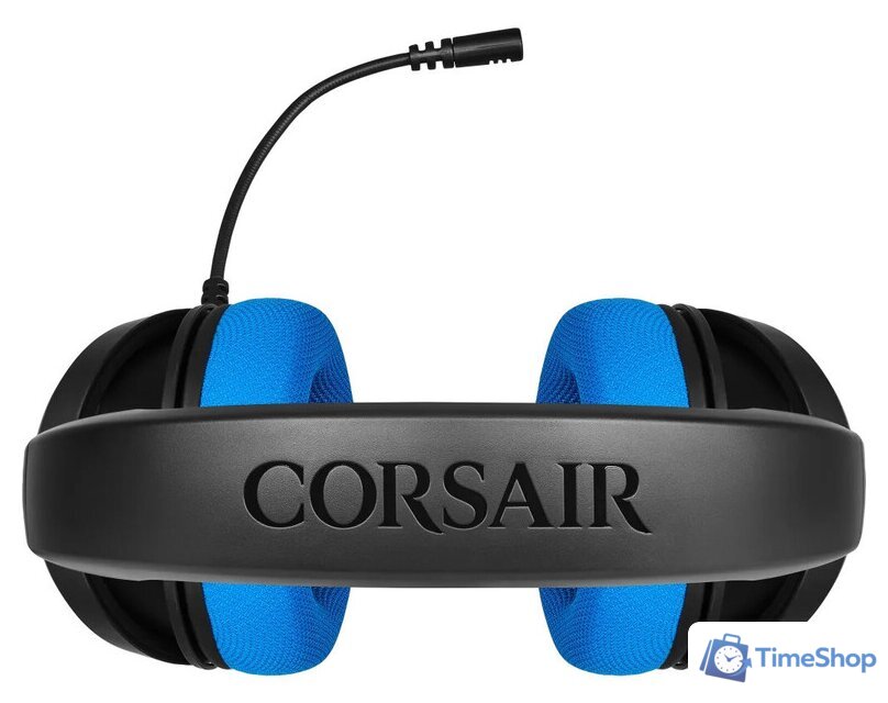 Наушники Corsair HS35 (синий) - Изображение №5 — Интернет-магазин Time-Shop
