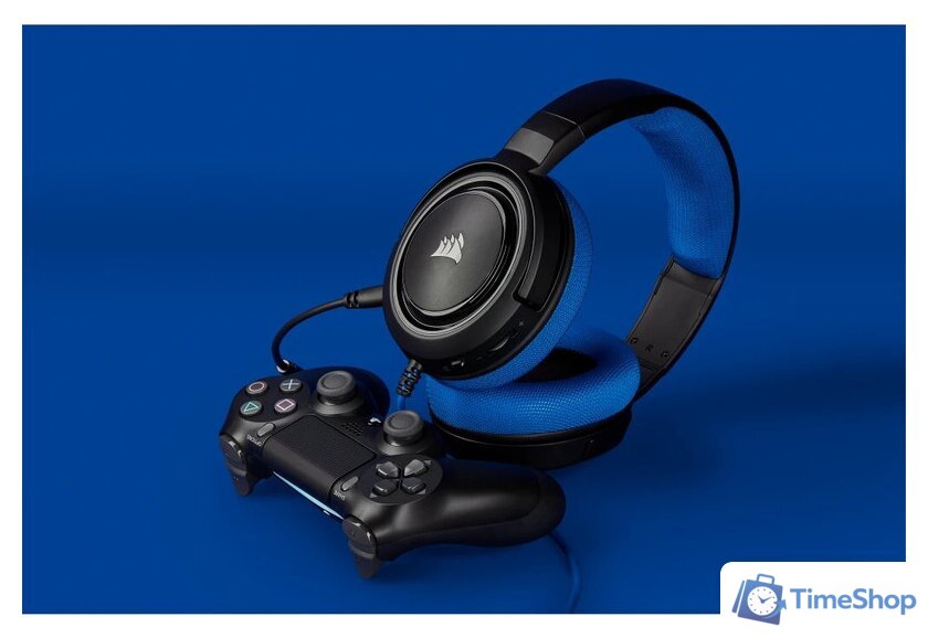 Наушники Corsair HS35 (синий) - Изображение №6 — Интернет-магазин Time-Shop
