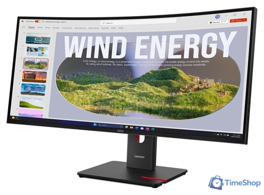 Монитор Lenovo ThinkVision T34WD-40 64AEGAT1UK - Изображение №3 — Интернет-магазин Time-Shop