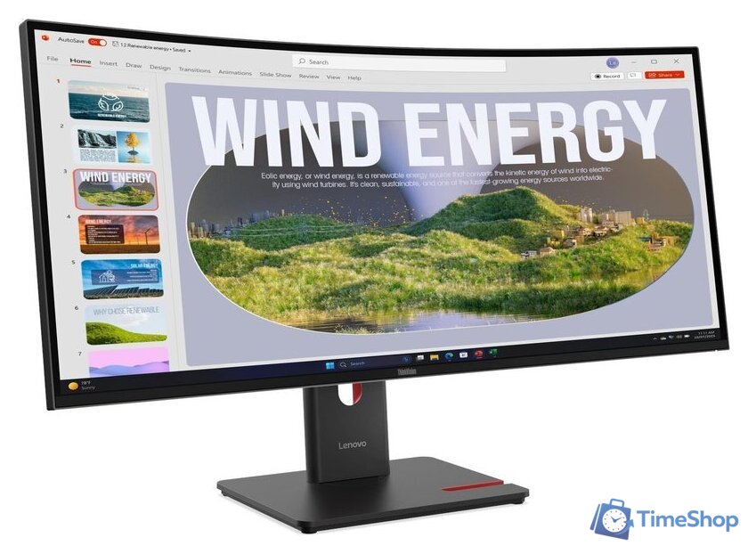 Монитор Lenovo ThinkVision T34WD-40 64AEGAT1UK - Изображение №2 — Интернет-магазин Time-Shop