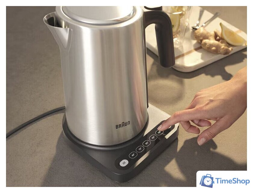 Электрический чайник Braun WK5205BK - Изображение №3 — Интернет-магазин Time-Shop