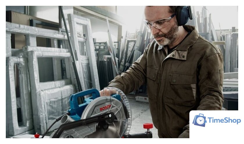 Торцовочная пила Bosch GCM 216 Professional 0601B33000 - Изображение №7 — Интернет-магазин Time-Shop