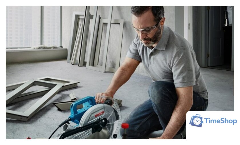 Торцовочная пила Bosch GCM 216 Professional 0601B33000 - Изображение №6 — Интернет-магазин Time-Shop