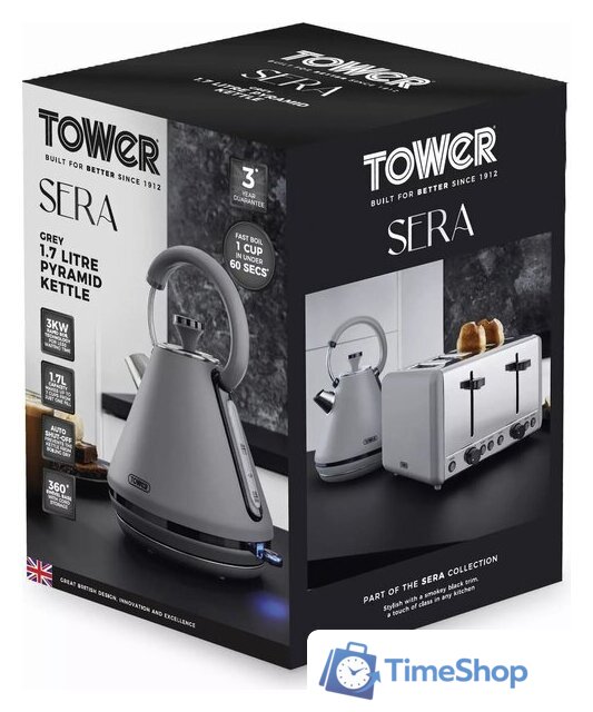 Электрический чайник Tower Sera T10079GRY - Изображение №11 — Интернет-магазин Time-Shop